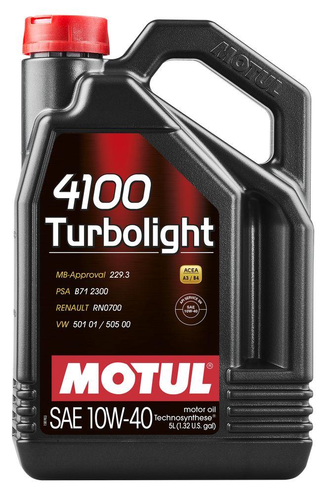 Олива моторна MOTUL 10W-40 4100 Turbolight
